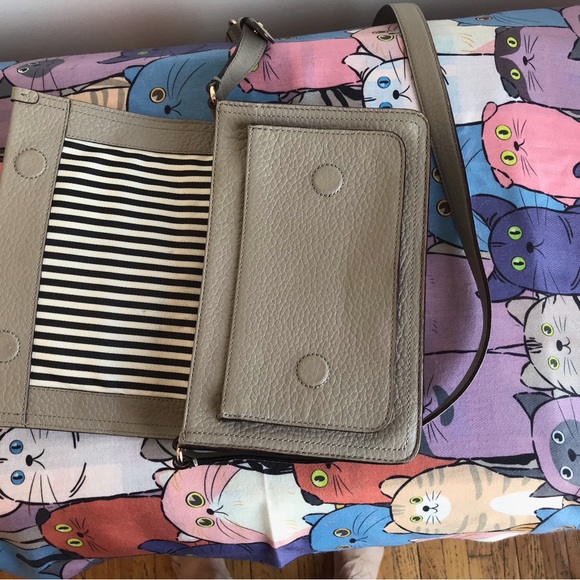 Kate Spade shoulder bag in peppled leather - Picture 8 of 9